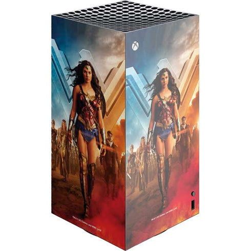 DC Comics Wonder Woman Main characters Poster XBox Series X Digital Edition Console Skin